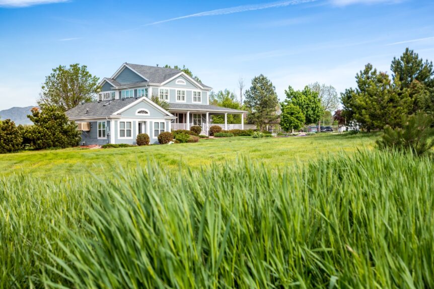 Suburban mountain home